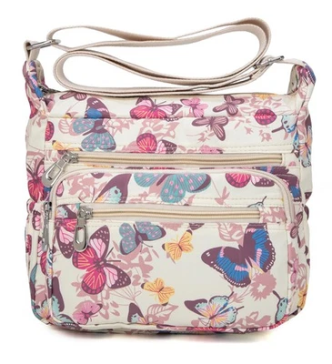 Mujeres Bolso de Hombro Amplio Múltiples Bolsillos Bolso Damas Bandolera Cartera Bolso... Foto 1 de 4