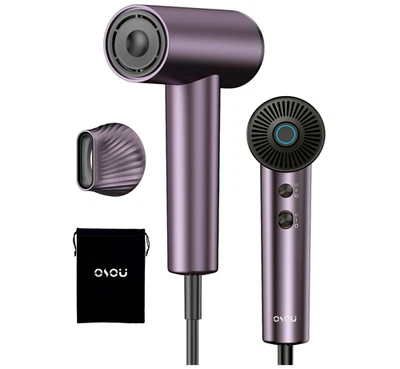 Ionic Travel Hair Dryer, High-Speed Blow Dryer - 150,000 RPM, Purple - Image 1 of 4