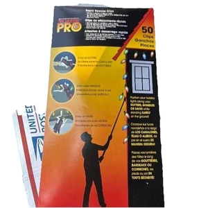 No Ladder Pro Rapid Release Christmas Light Clips - Picture 1 of 1