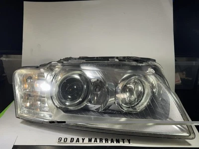 06-10 AUDI A8 S8 D3 RIGHT PASS  BI-XENON LED HEADLIGHT HEADLAMP W/AFS 4E094100 - Image 1 of 4