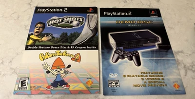 Lote de discos de demostración PlayStation 2 Parappa the Rapper 2, Hot Shots Golf 3 + versión 2.1 Foto 1 de 2