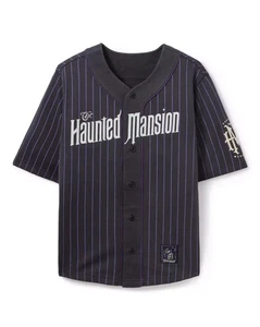 Walt Disney The Haunted Mansion Baseball Jersey Size S Small Striped 999 - Picture 1 of 2