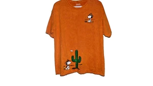 Peanuts Snoopy Hiker Camper T Shirt SIZE XL NWT - Picture 1 of 6