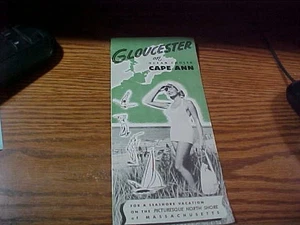 50er Jahre Gloucester Cape Ann Ma Broschüre Ex-Mt - Bild 1 von 7