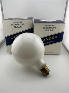 2 Pack 150G40/W Globe Bulbs 120V 150W Watt G40 Medium E26 Base Dimmable White - Picture 1 of 6