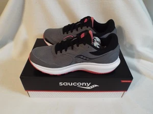 NEU Saucony Cohesion 16 Damen-Laufschuhe Größe 11 anthrazit/blättchenfarben - Bild 1 von 5