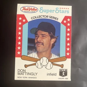 Carta Baseball Don Mattently 1986 True Value #5 New York Yankees - Foto 1 di 4