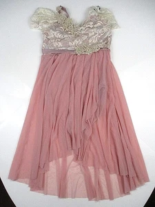WEISSMAN Tanzkostüm klein Erwachsene mauve rosa fließender Rock Strass Halloween - Bild 1 von 17