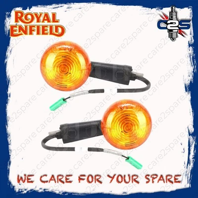 Conjunto de traficador Royal Enfield genuino con bombilla 2 piezas para Hunter 350cc Foto 1 de 4