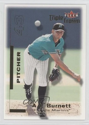 2001 Fleer Triple Crown AJ Burnett #217 - Image 1 of 2