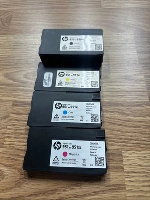 Paquete combinado HP 950XL/951 negro/cian/magenta/amarillo paquete de 4 (5112) sin caja Foto 1 de 4