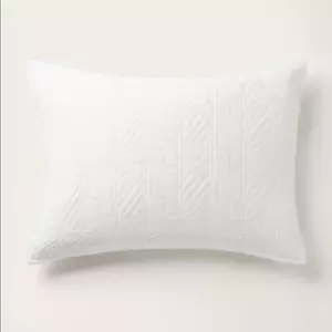 2 Ralph Lauren Oakfield Quilted Standard Shams $370 Parchment - Picture 1 of 7