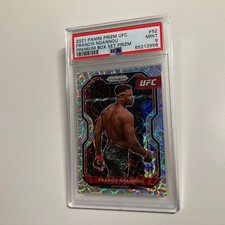 Francis Ngannou 2021 Panini Prizm UFC Premium Box Set Scope Card 88/99 #52 PSA 9