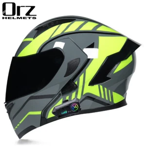 Integral Bluetooth Motorcycle Helmet Double Visor Modular Motorbike Motor Helmet - Bild 1 von 20