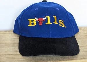 Vintage 90's Chicago Bulls Sears Brand Central Snapback Cap Kick 10 Blue Hat - Bild 1 von 9