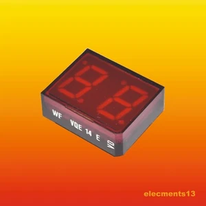 MÓDULO LCD ÁNODO COMÚN PANTALLA LED RFT VQE14E WF DOS DÍGITOS 7 SEGMENTOS - Imagen 1 de 3