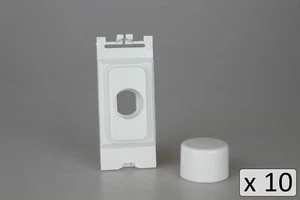 Varilight GAW.HA Multi-Rejilla Blanco Atenuador Rejilla Adaptadores Hager (paquete de 10) - Imagen 1 de 1