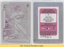 2015 Bowman Printing Plate Magenta 1/1 Gregor Blanco #59