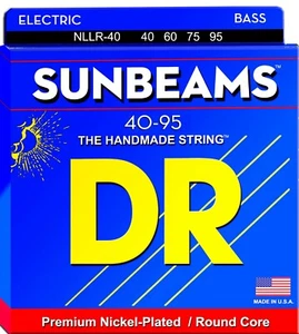 Cuerdas de bajo DR NLLR-40 40 calibre lite-lite 40-95 SunBeams - Imagen 1 de 1