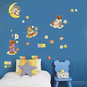 28 calcomanías de pared para niños osos y amigos pegatina decoración de habitación - Imagen 1 de 5