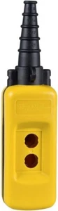 SCHNEIDER ELECTRIC XAC-A02H7 Drucktastengehäuse, 2-Loch-Ausschnitt, gelbe Abdeckung - Bild 1 von 1