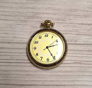 Orologio da tasca stile antico stile liberty vintage retrò design gioielli tradizionali - Foto 1 di 9