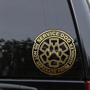 K9 Service Dog "Do Not Separate from Handler" Vinyl Decal Sticker - Picture 1 of 2