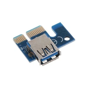 USB3.0 to Pci-e 1X Small Card PCIE 1X to16X Adapter Graphics Card Extension - Afbeelding 1 van 15