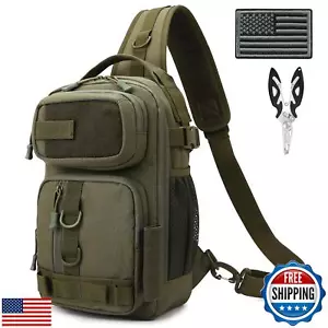 Aocmpxs Fishing Backpack Sling Tackle Bag, Lightweight Fishing Shoulder Backp - Picture 1 of 5