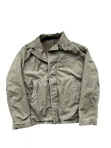 Giacca deck vintage anni 40 WW2 N4 M41 uomo piccola USN marina militare stencil N-1 - Foto 1 di 6