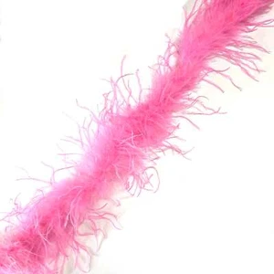 Ostrich & Marabou Feather Boa - Hot Pink - Bild 1 von 3