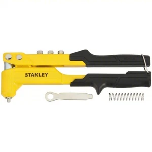 Stanley MR77C Heavy-Duty Swivel Head Riveter Tool w/ 4 Size Heads - Picture 1 of 5