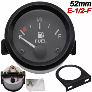 2'' 52mm Universal Car Auto Fuel Level Gauge Meter 240-33 ohm E-1/2-F 12V - Picture 1 of 10