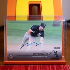 2022 TOPPS STADIUM CLUB ROMY GONZALEZ AUTO ON CARD CHICAGO WHITE SOX ROOKIE RC