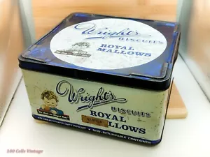 Mabel Lucie Attwell Mischief-Large Wrights Vintage Lata de Galletas (22 cm) - Imagen 1 de 8