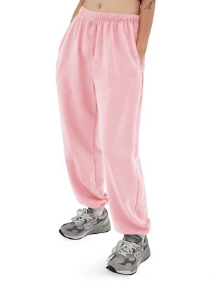 Pantalones deportivos ligeros de gran tamaño para mujer con bolsillo Foto 1 de 2