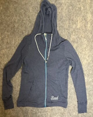 Women’s Bench City Clothing Lightweight Full Zip Hoodie Blue L - Image 1 of 4