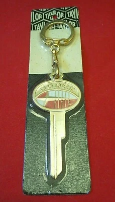 DODGE WHITE/RED CREST KEY 1956-1967 A100 Polara Dart Royal Lancer Coronet D-500 - Image 1 of 4