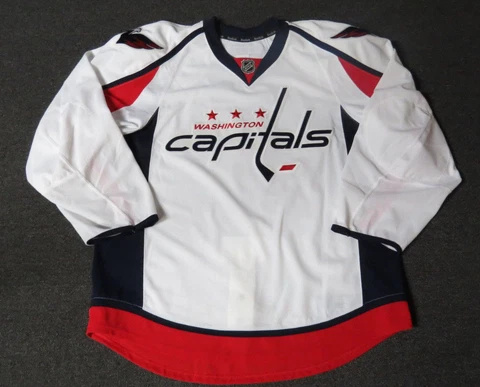 New Washington Capitals Authentic Team Issued Reebok Edge 2.0 Hockey Jersey Cover