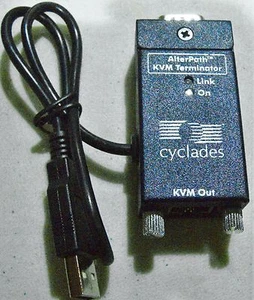 Cyclades AlterPath KVM Terminator 106 N11803 USB VGA RJ45 switch module cable a - Picture 1 of 3