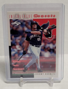 1998 Score Milwaukee Brewers Baseball Card #264 Jeromy Burnitz IM NM