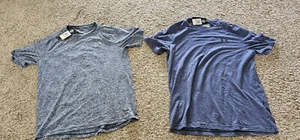 2 Mens Size Small Under Armour Shirts New!-blue And Gray - Picture 1 of 7