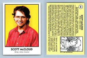 Scott McCloud #46 Famous Comic Book Creators 1992 Eclipse Trading Card - Picture 1 of 1