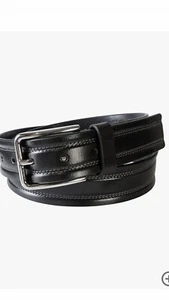 Florsheim QUINN BLACK LEATHER Belt (Men's) Top Gift For Birthday and FATHERS DAY - Picture 1 of 6