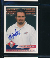 1998 ProImage Geoff Hostetter Cedar Rapids Kernels Signed Autograph (DO64) SWSW6