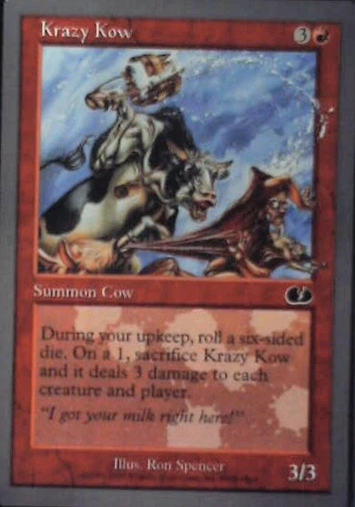 Krazy Kow - Unglued: #48, Magic: The Gathering Nm R110 - Image 1 of 1