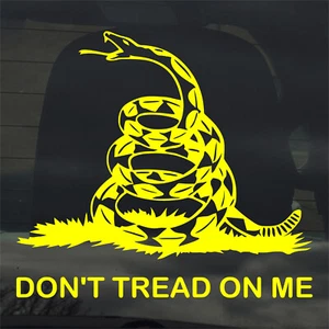 Don't Tread On Me Snake Gadsden Flag Vinyl Sticker Decal for Car Window Laptop - Picture 1 of 3