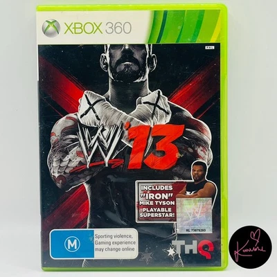 WWE '13 (Microsoft Xbox 360 2013) CIB With Manual VGC - Image 1 of 4