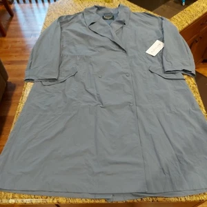 Abrigo ATHLETA Mujer XL Azul Sombra LUNA TRENCH Ligero Nuevo con Etiquetas Doble Pecho - Imagen 1 de 21