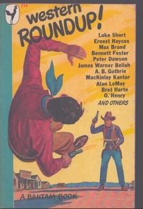 Western Roundup! by Arnold Hano, Editor- Westerns 1st Ed. 1948 Vintage PBK - VG! - Picture 1 of 1